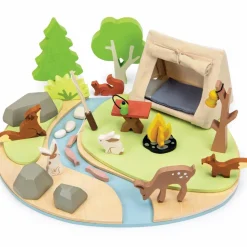 Dukkehus tilbehør - Camping