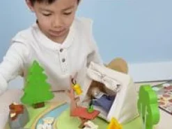Dukkehus tilbehør - Camping