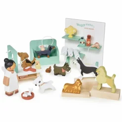 Dukkehus tilbehør - Hundesalon