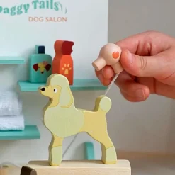 Dukkehus tilbehør - Hundesalon