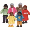 Dukker 11 cm. - A: 6 familiemedlemmer