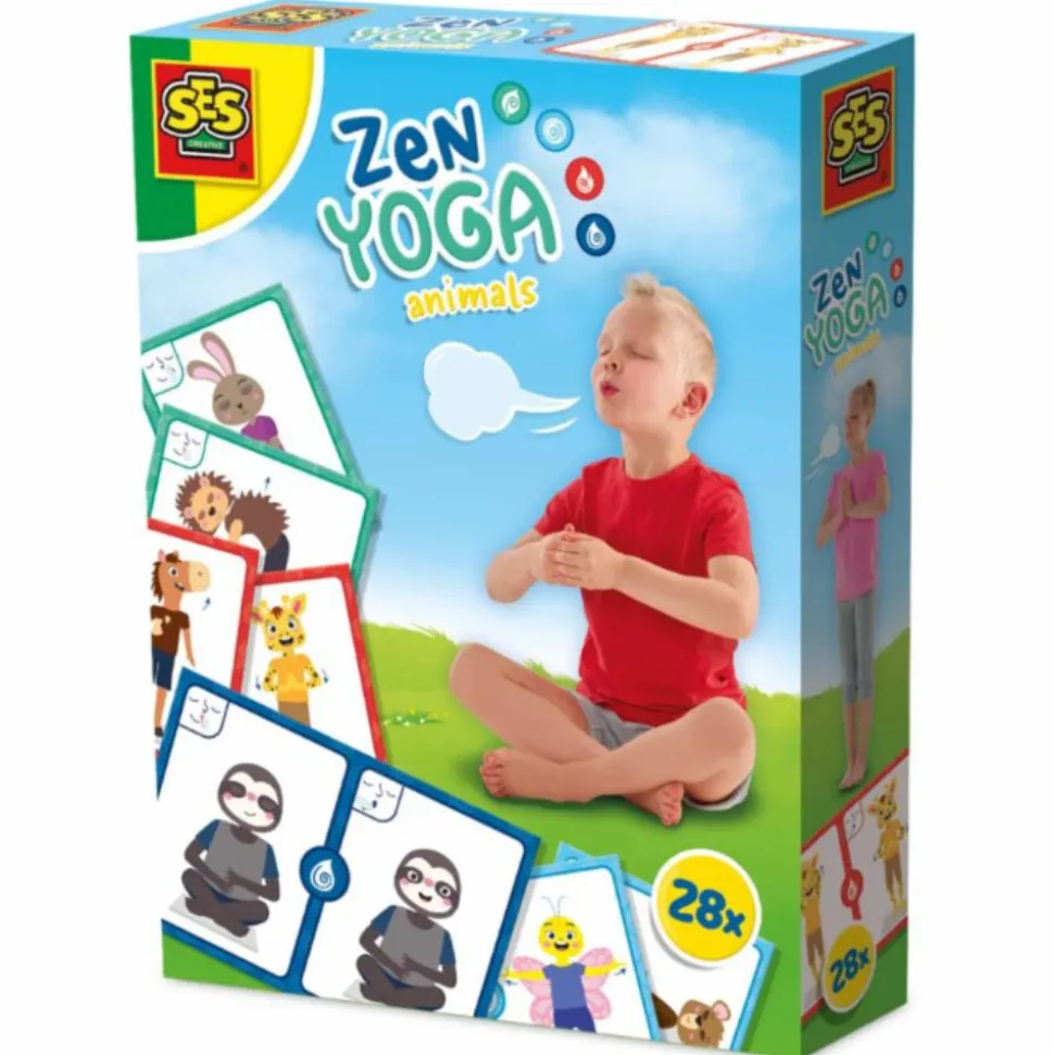 Dyreyoga med 28 kort