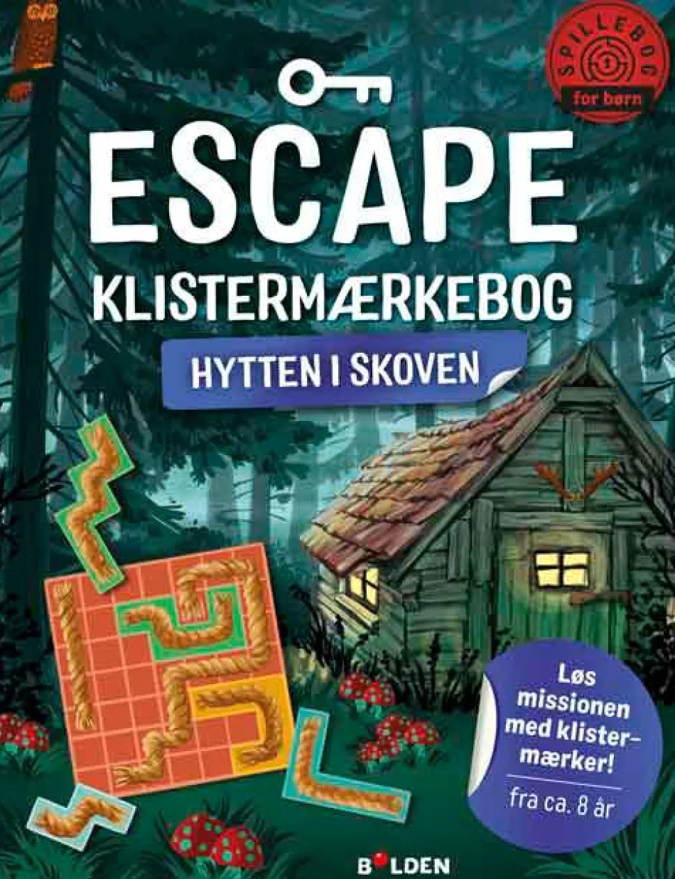 Escape klistermærkebog - Hytten i skoven