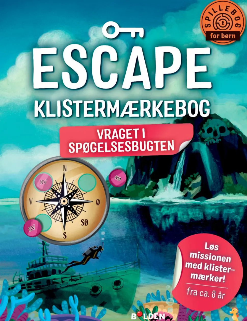 Escape klistermærkebog - Vraget i Spøgelsesbugten
