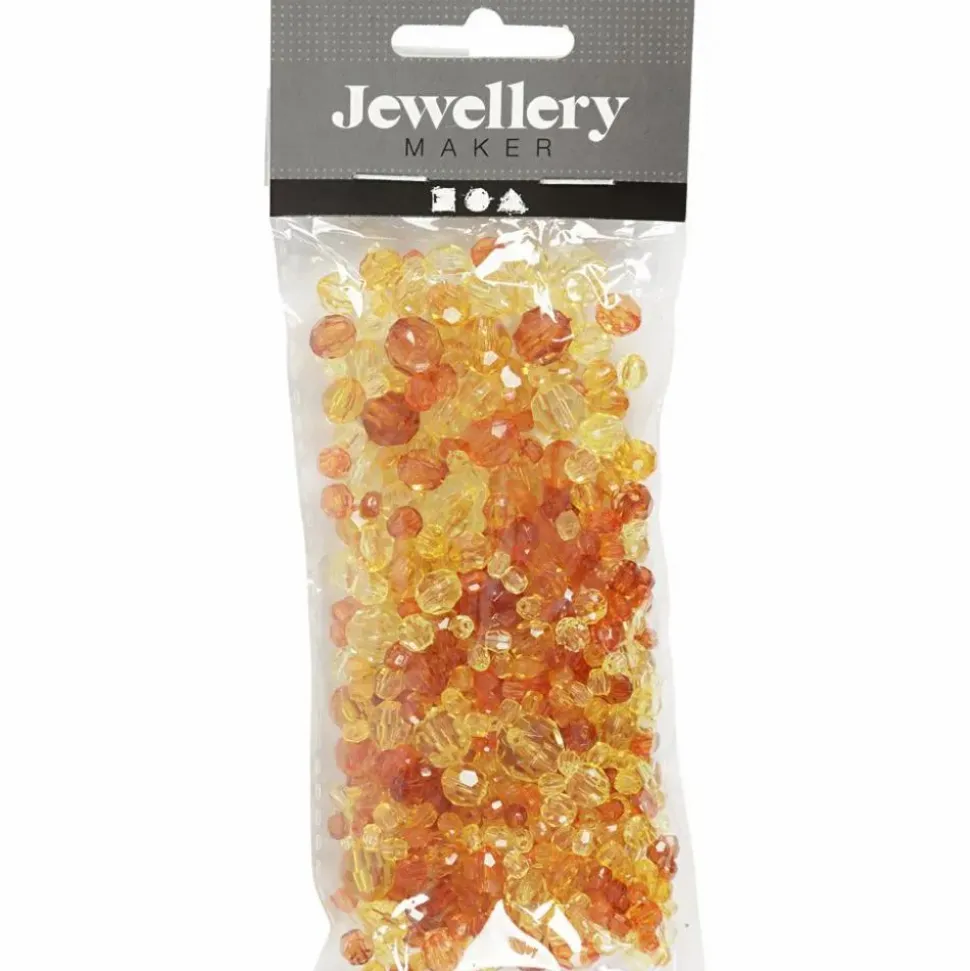 Facetperlemix - Gul, 45 gr.