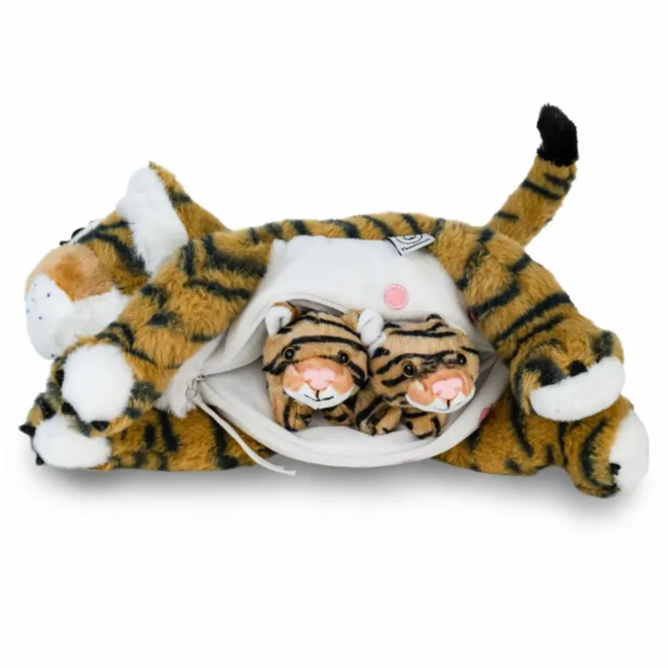 Familiebamse - Tigermor med unger