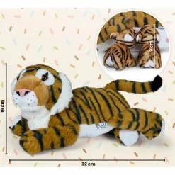 Familiebamse - Tigermor med unger