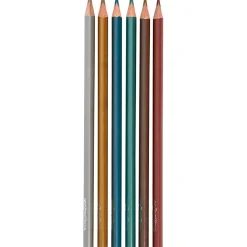 Farveblyanter - Metallic, 6 stk