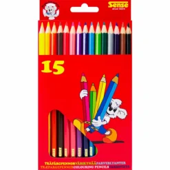 Farveblyanter, 15 stk