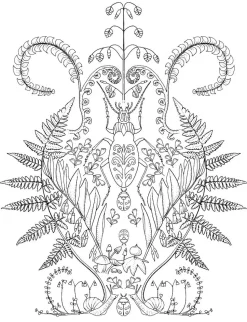 Farvelægningsbog - Insekter
