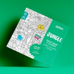 Farvelægningsplakat - Jungleliv