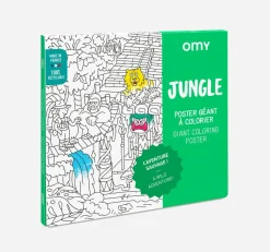 Farvelægningsplakat - Jungleliv