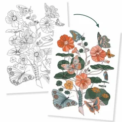 Farvelægningsplakater - Natur, 3 stk