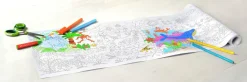 Farvelægningsrulle 30 cm x 3,2 m. (Jungle + Hav)