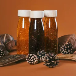 Fascinationsflaske - Brun glitter