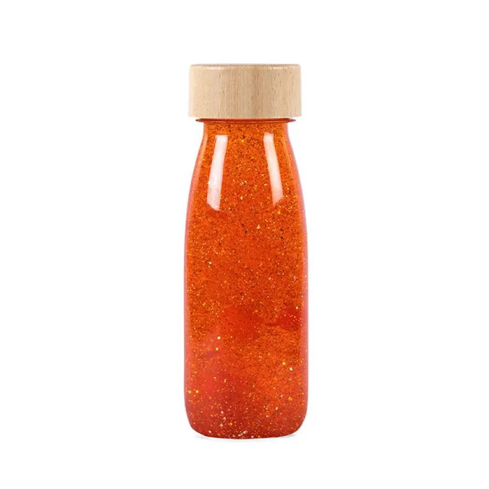 Fascinationsflaske - Orange glitter