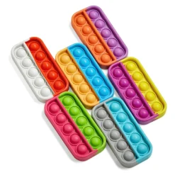 Fidget poppers - Tæl til 10 (sæt med 6 stk)