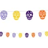 Filtguirlande - Sugar Skulls, 100 cm
