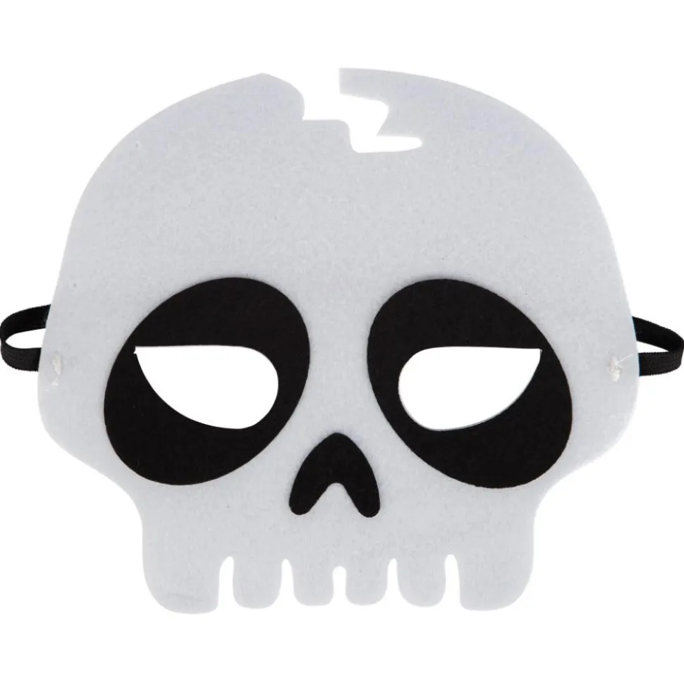 Filtmaske - Skelet, str. 3-8 år