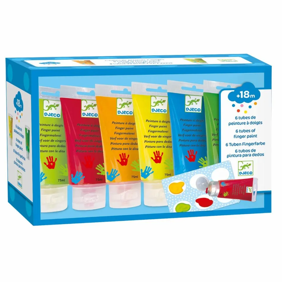 Fingermaling - 6 x 75 ml