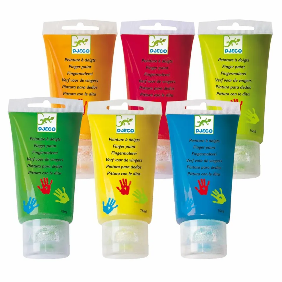 Fingermaling - 6 x 75 ml