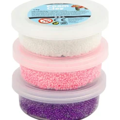 Foam Clay 3 x 14 gr. - Glitter/Metallic pink