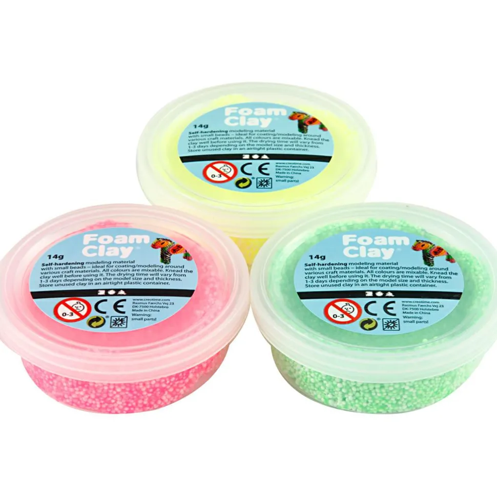 Foam Clay 3 x 14 gr. - Neon