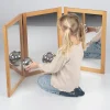 Foldbart spejl, 126 x 59 cm