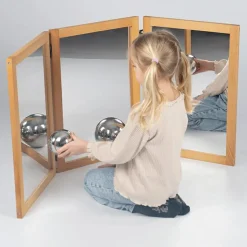 Foldbart spejl, 126 x 59 cm