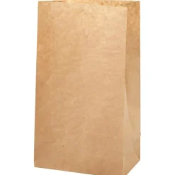 Gavepose 15x27 cm. - Brun, 100 stk.