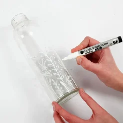 Glas- & porcelænstusser - Halvdækkende, 12 stk