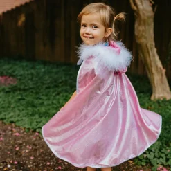 Glitterkappe med pelskant, str. 4-7 år