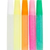 Glitterlim 10 ml. - Pastelfarver, 5 stk