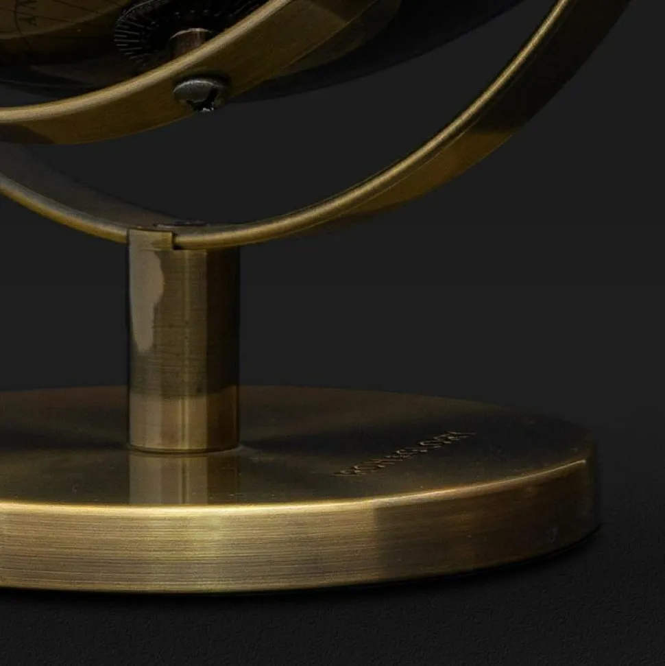 Globus 20 cm - Sort/Guld