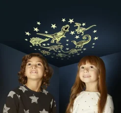 Glow - Dinosaurer + stjerner, 43 dele