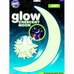 Glow - Halvmåne + stjerner, 16 dele