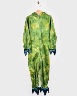 Grøn dinosaur, str. 3-4 år