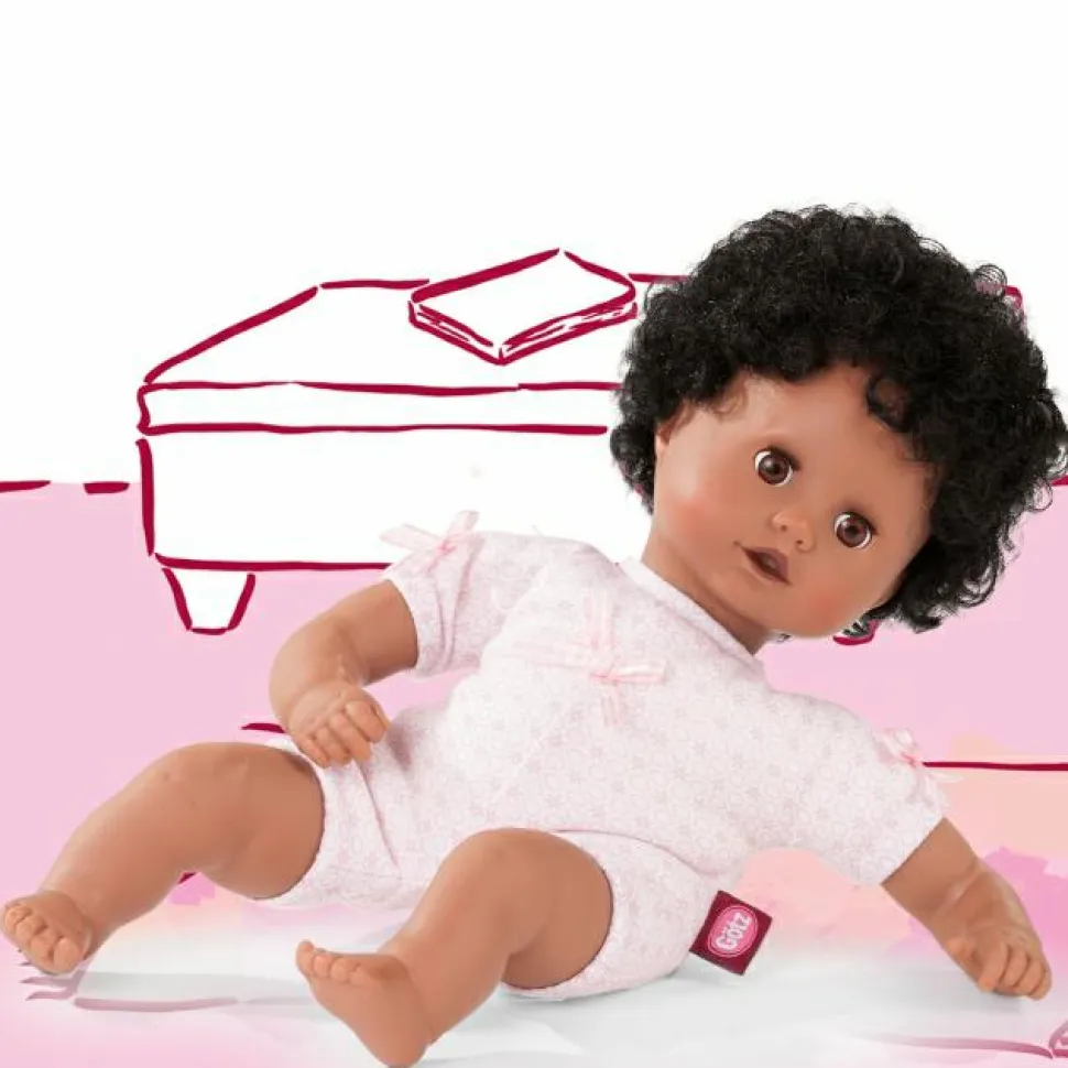 Götz dukke - Muffin, Afro-Amerikansk 33 cm