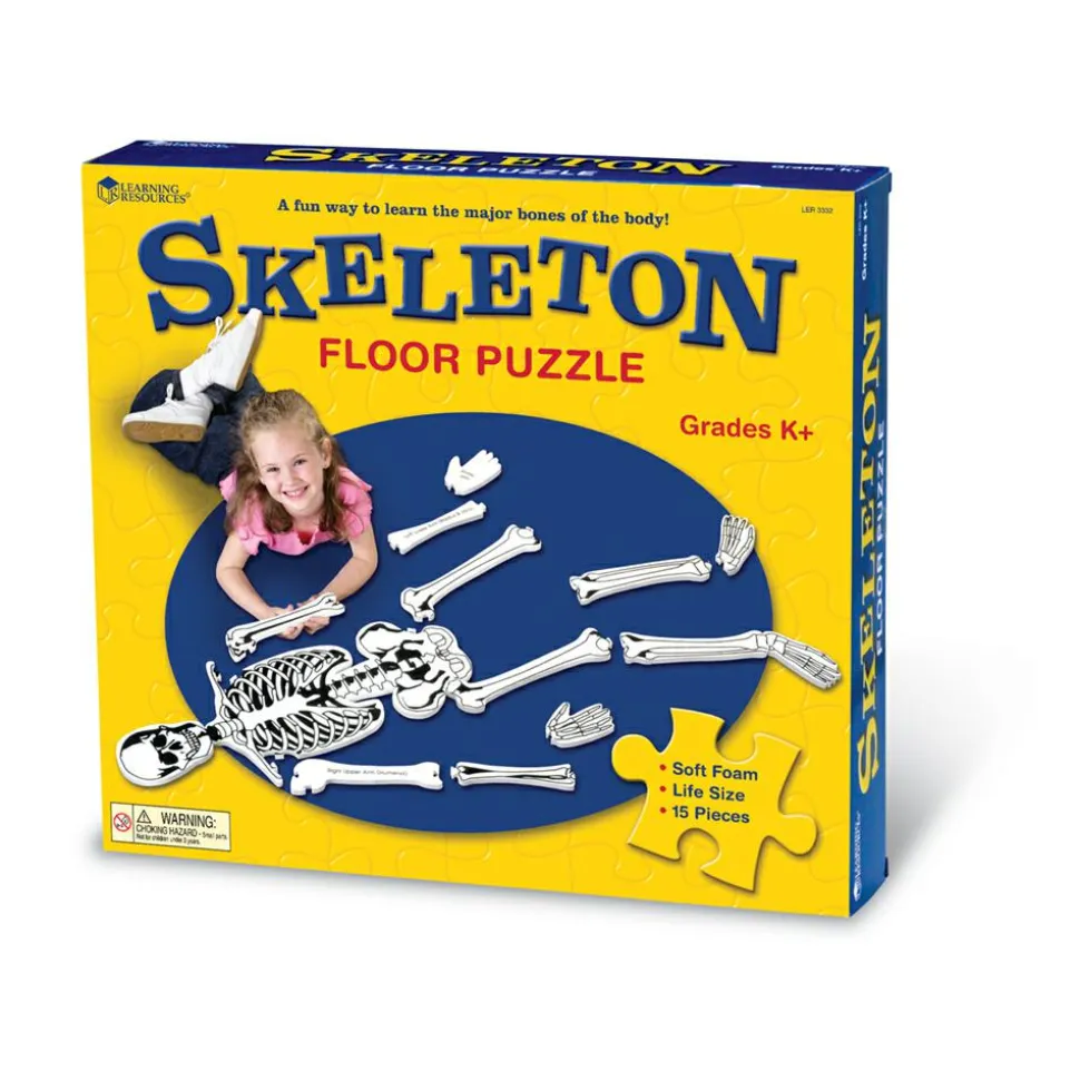 Gulvpuslespil - Skelet