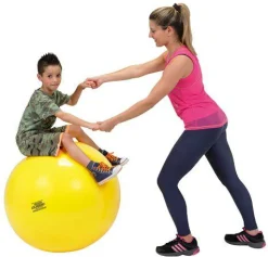 Gymnastikbold 75 cm gul