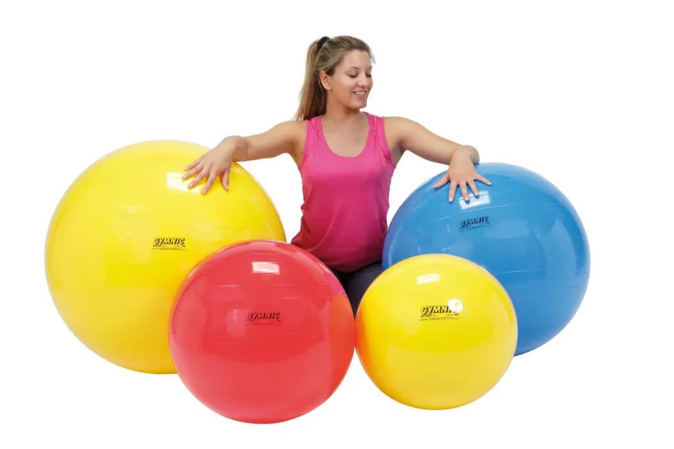 Gymnastikbold 75 cm gul