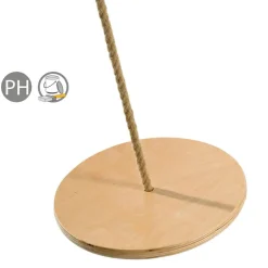 Gynge - Tallerken i træ Ø30 cm.