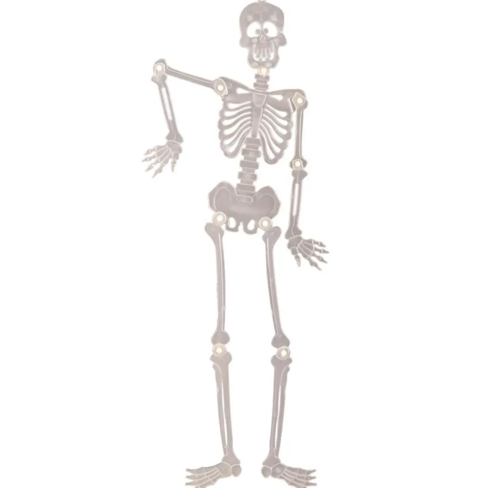 Halloween-ophæng - Skelet (selvlysende), 90 cm