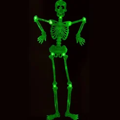 Halloween-ophæng - Skelet (selvlysende), 90 cm