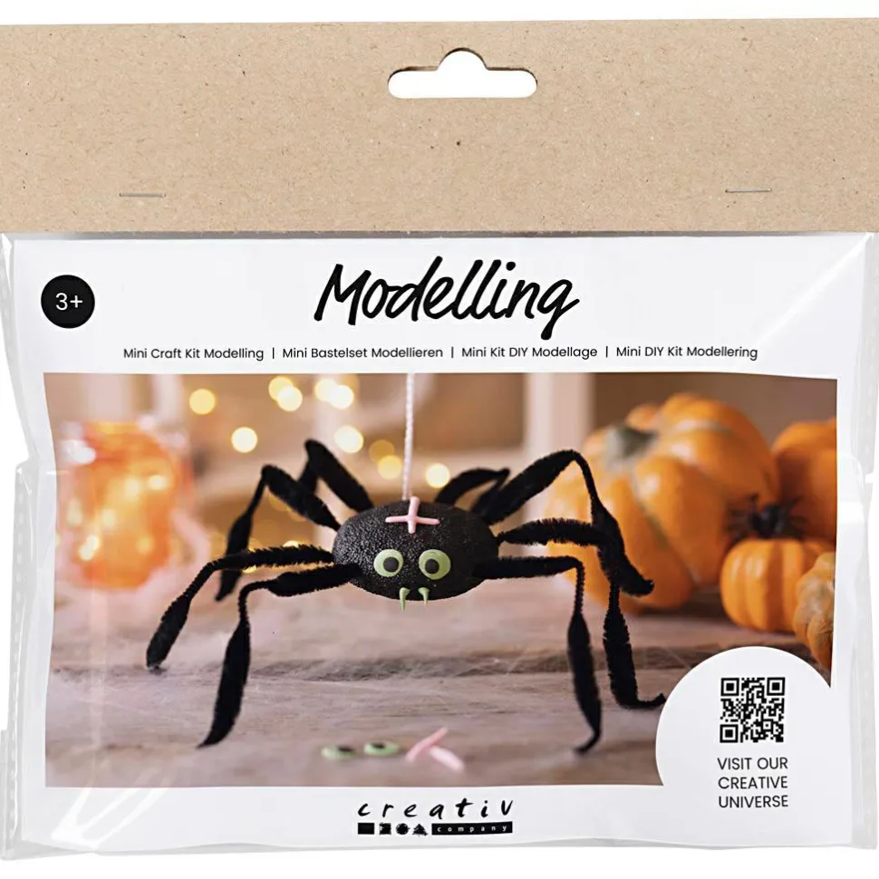 Halloween-pose - Lav en edderkop