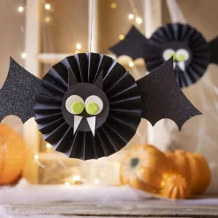 Halloween-pose - Papir-flagermus, 2 stk
