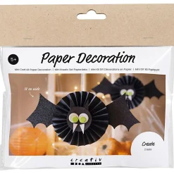Halloween-pose - Papir-flagermus, 2 stk