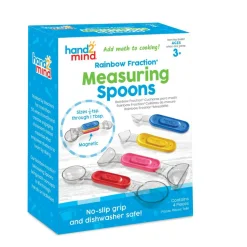 Hands-on brøker - Måleskeer, 4 dele