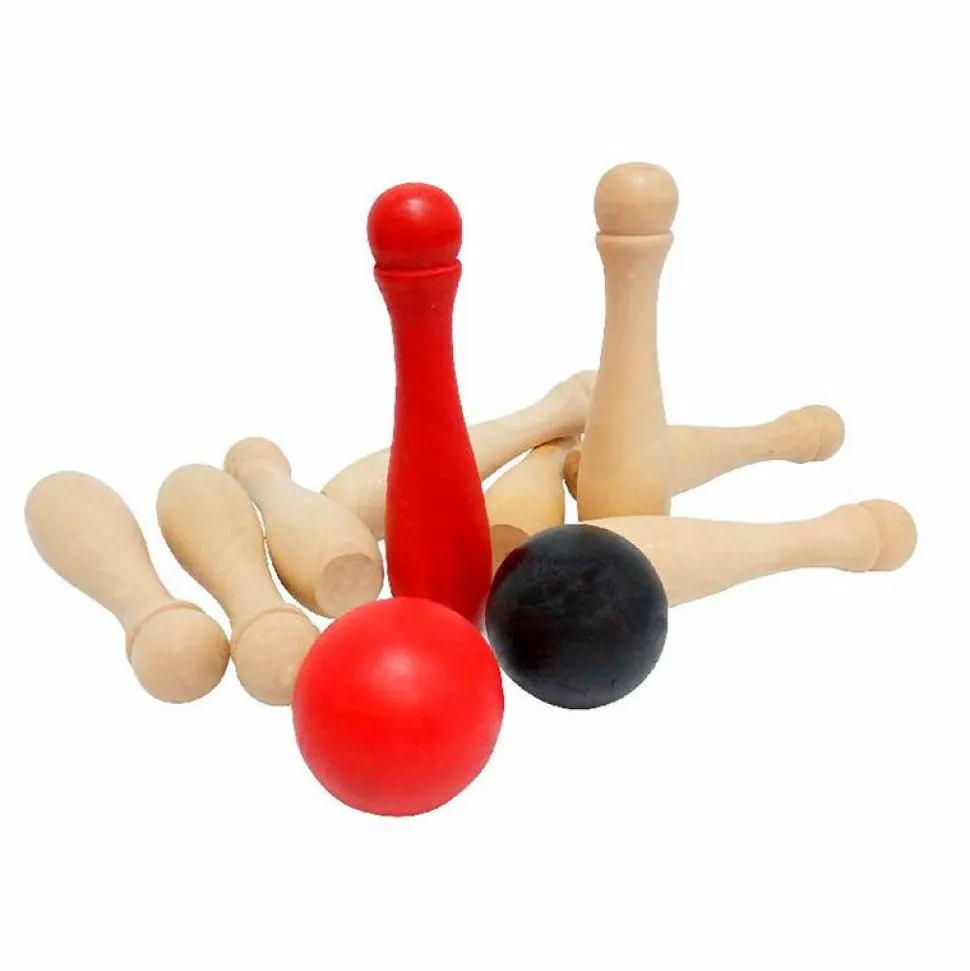 Havespil - Bowling (sort/rød)
