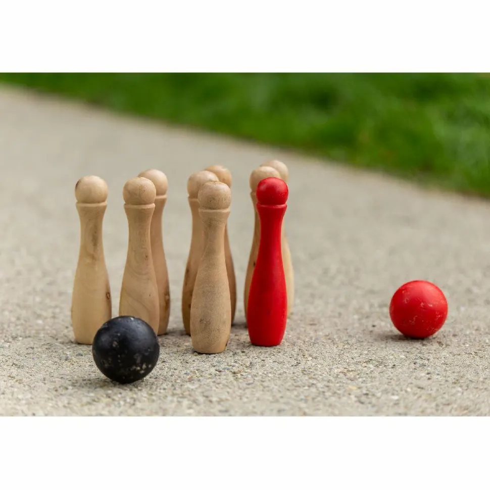 Havespil - Bowling (sort/rød)